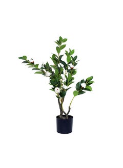 Generic Camellia Faux Plant Artificial  White Plant, 70 cm  - Image 4