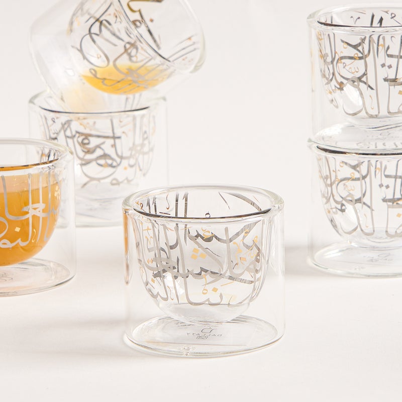 Dallaty Oulfa transparent glass 6 pcs Cawa cup - Image 4