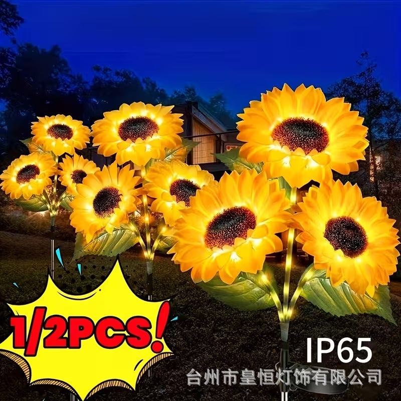 Solar-Powered Outdoor Garden Lights - LED Landscape Decorative Lamp for Patio, Lawn & Yard