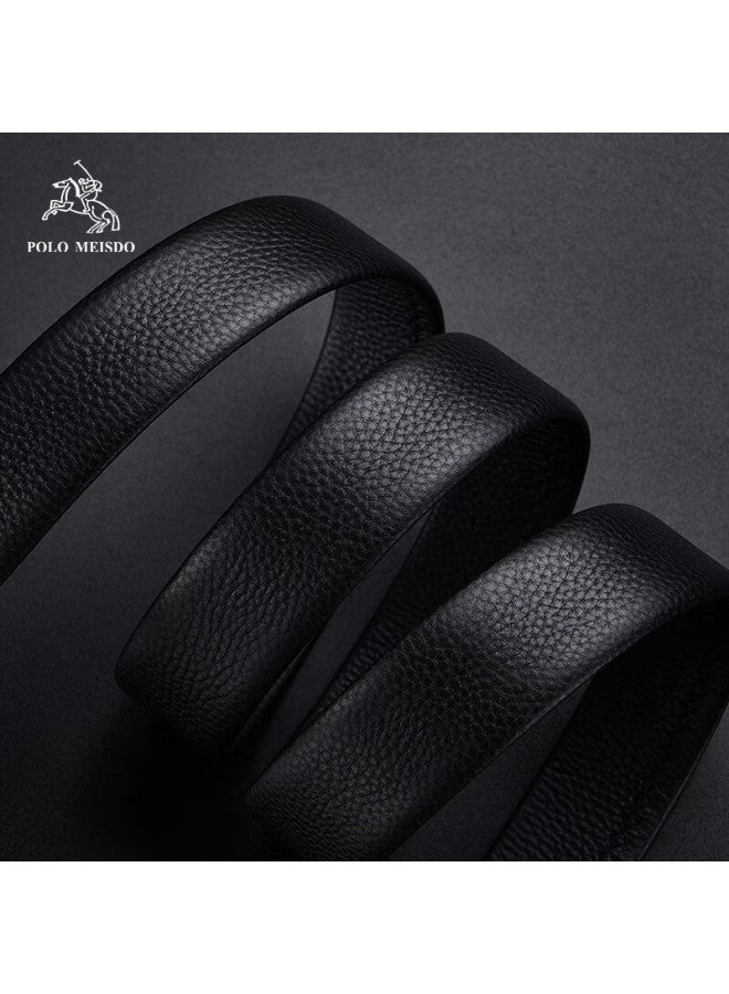 Polomeisdo Men's Genuine Leather Belt With Automatic Buckle, Gift Box, Sold By Jd, Birthday Gift For Boyfriend, Husband, Father - Image 2
