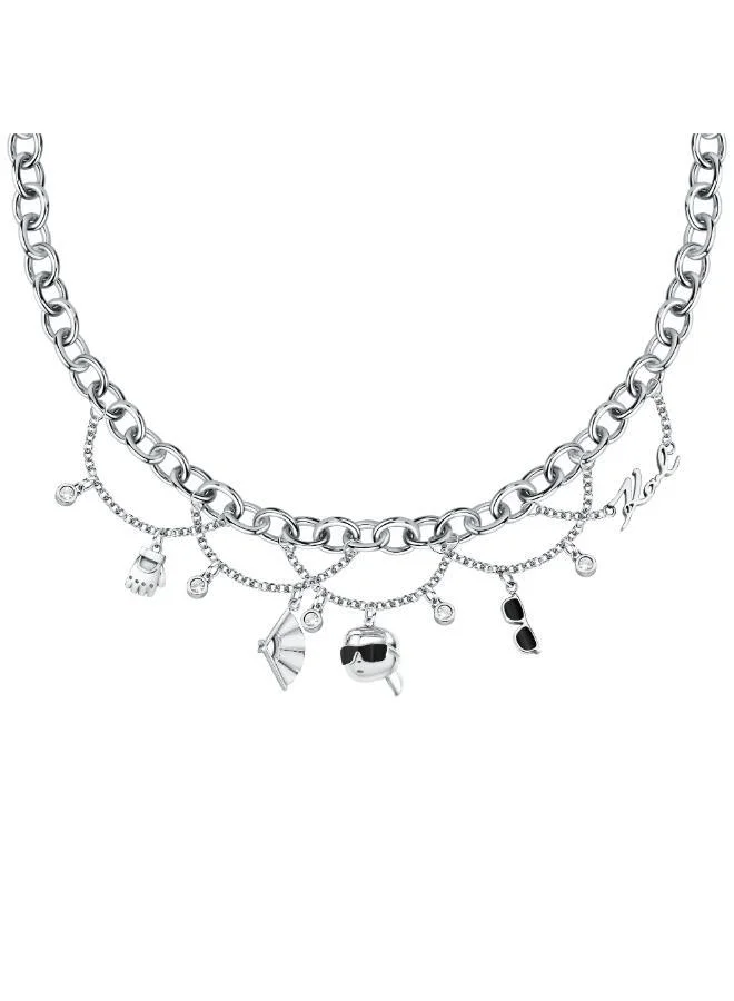 Karl Lagerfeld  Klayd02 Charms Necklace for Women | Best Price UAE