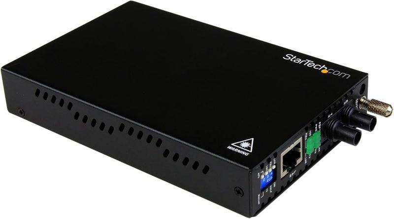 .com 10/100 Mbps Ethernet to Fiber Optic Media Converter - Steel - Chassis Mount - ST Multimode - 1310nm - 2km , TAA (ET90110ST2)