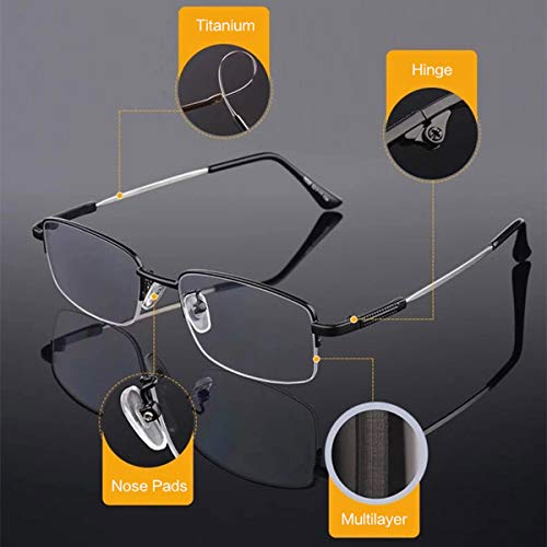 MIRYEA Progressive Multifocus Reading Glasses Blue Light Blocking Computer Readers - Image 2