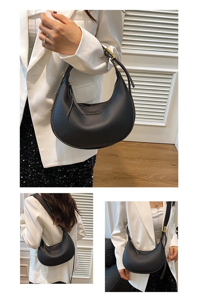 SHABILI Women Shoulder Bag and Satchel Bag, Ladies PU Leather Sling Bag Clutch Bag Carry Bag and Side Bag with Elegant Durable Design, Multi Functional Handbag for Daily Use Party Work and Travel - Image 2