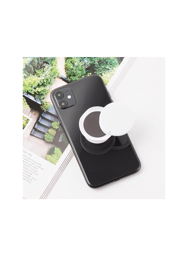S-TOP Phone Ring Holder-360° Rotating Grip Stand-Removable Mirror Design-Retractable Universal Smartphone Accessory - Image 2