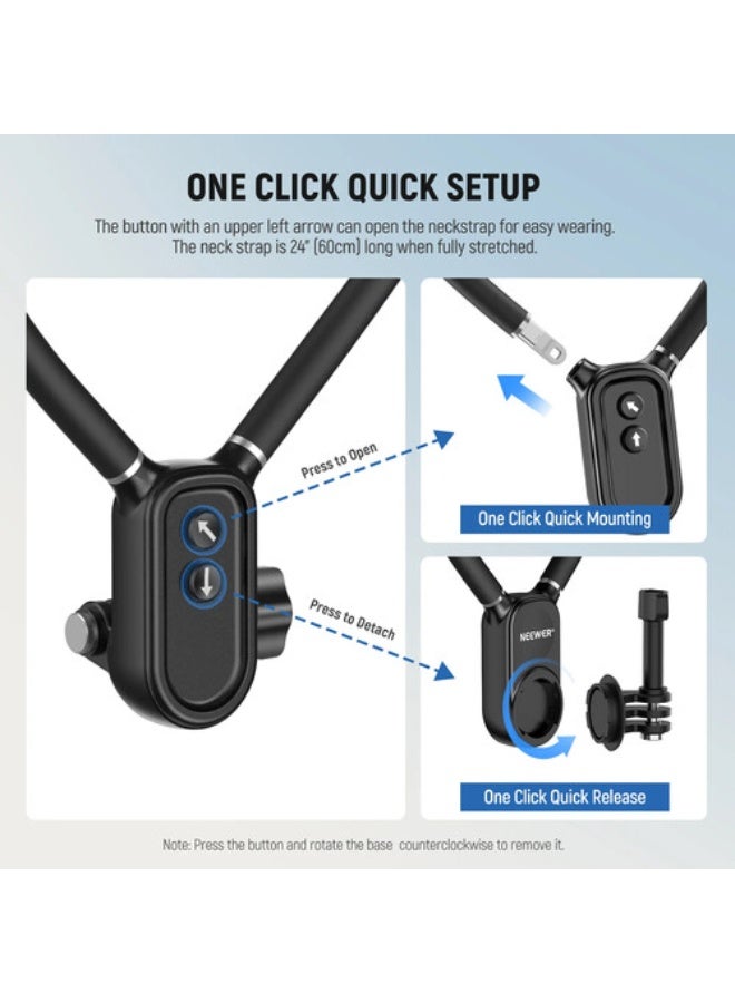 نيوير GP-16 Magnetic Phone Neck Mount - Image 3