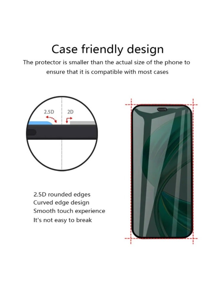 2 Pack Honor 200 Lite Privacy Screen Protector Tempered Glass Screen Guard Anti Peeking - Image 5