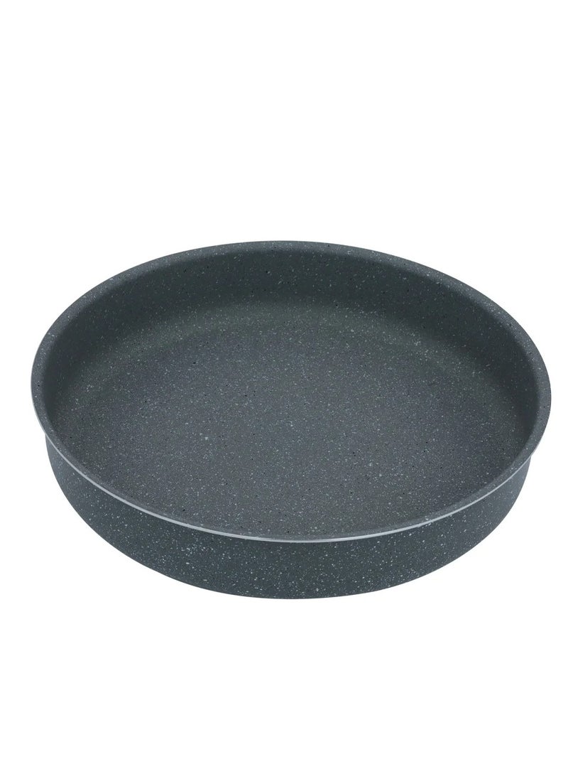 Alsaif Gallery Rocky Gray Round Granite Trays Set  - Image 3
