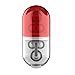 Moondrop Pill Open Ear Headphones Bluetooth 60 OWS Hanging Earphones IPX4 Open Ear Clip Wireless Earbuds Builtin AI ENC MD0WS003 RED - Image 2