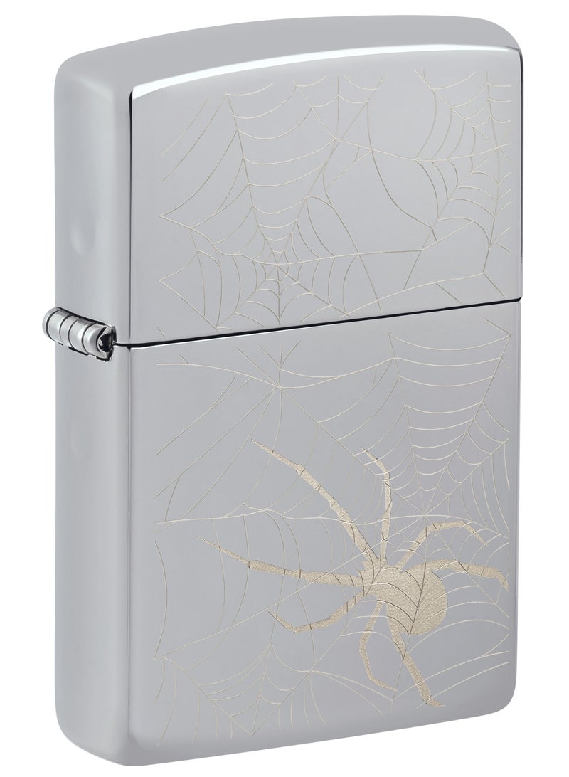 Zippo 48767 250 Web Design High Polish Chrome Windproof Lighter - Image 1