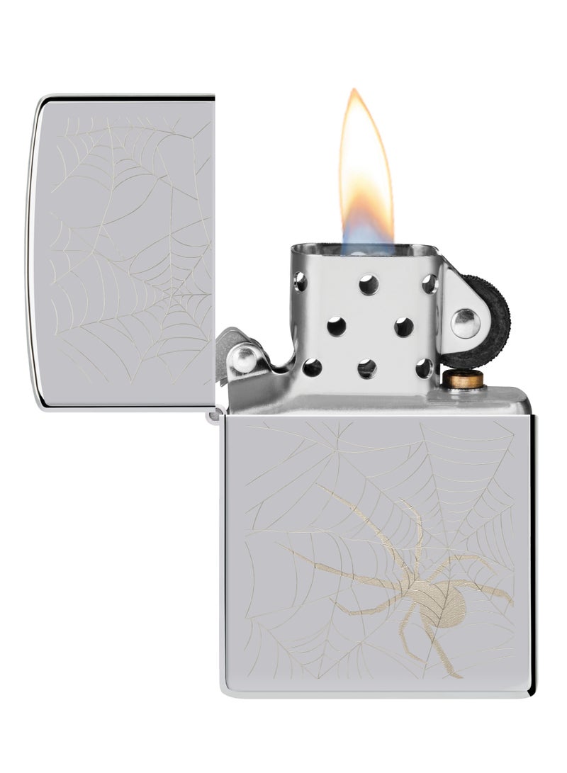 Zippo 48767 250 Web Design High Polish Chrome Windproof Lighter - Image 3