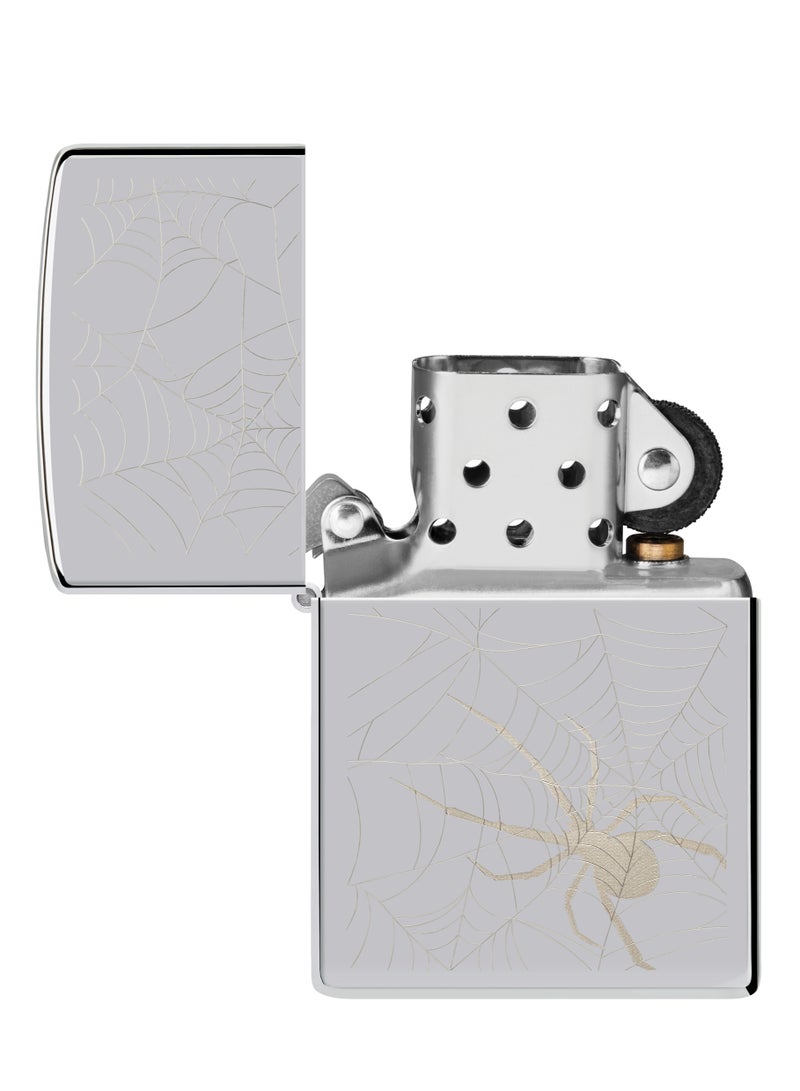 Zippo 48767 250 Web Design High Polish Chrome Windproof Lighter - Image 4