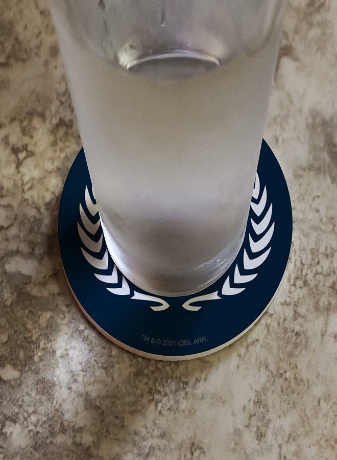 GRAPHICS & MORE Star Trek United Federation of Planets Logo Novelty Coaster Set - Image 3