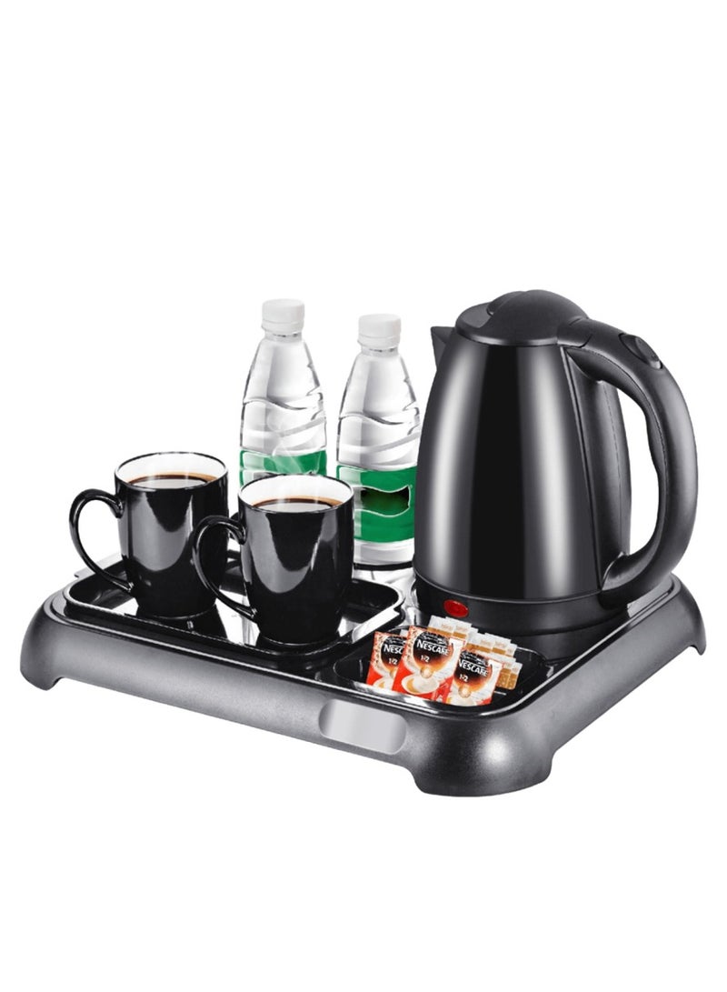 نيهون طقم غلاية الفنادق الفاخرة من نيهون – سعة 1.8 لتر ، 1500 واط ، مع أكواب وقاعدة أنيقة - Image 2