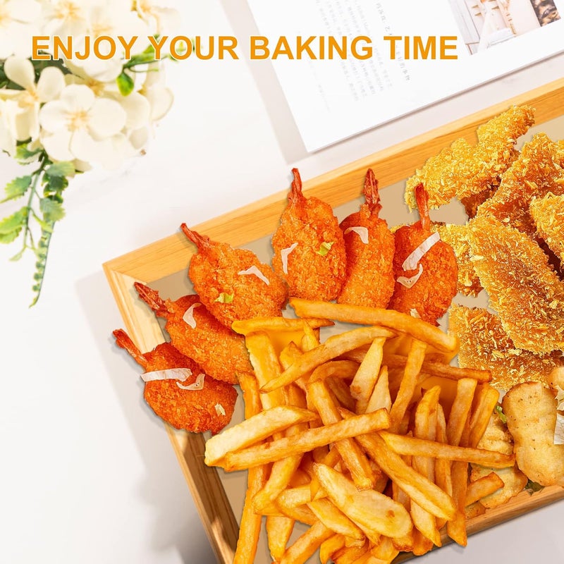 HOFHTD 200 Pcs Parchment Paper Sheets 9 x 13 Inches, Precut Parchment Paper for Baking, Air Fryer Disposable Paper Liner, HOFHTD Non-Stick Cooking Papers for Grilling, Frying, Steaming - Image 4