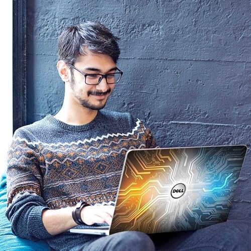 Inkykart DSGN 144 Full Body Laptop Skin Bubble-Free| Laminated| Removable| HD Quality Sticker for Laptops Upto 15.6 Inches Compatible with DELL - Image 5