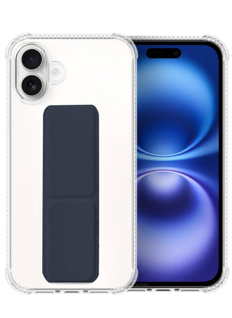 CATANES - ( for iPhone 16 Plus ) 2 Pack, Case and Screen Protector, with Phone Grip and Expanding Stand, Kickstand Fully Protective Cover with Phone Grip Holder - Image 1