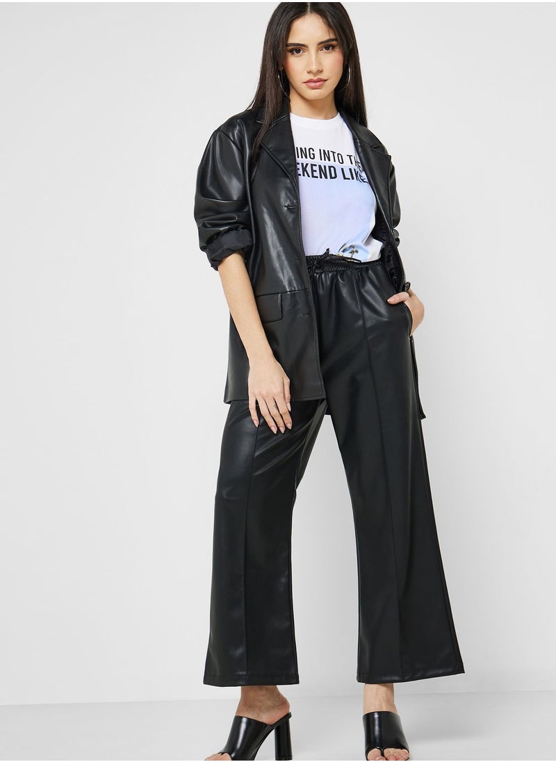 ONLY - Crew Neck Graphic T-Shirt - Image 1