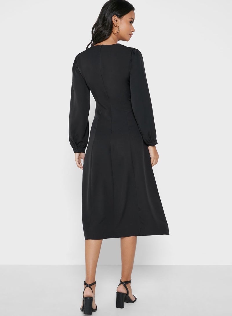 ELLA Bishop Sleeve Dress - Image 2