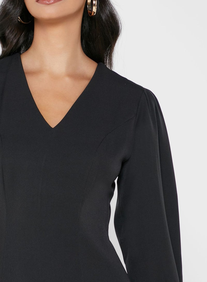 ELLA Bishop Sleeve Dress - Image 3