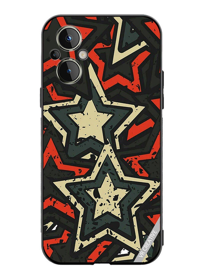 VR CREATIVE Protective Case Cover For OnePlus Nord N20 5G Stars Design Multicolour - Image 1