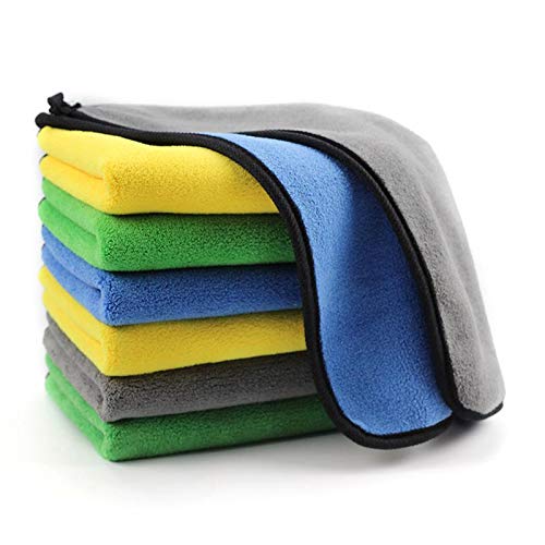 OAN Microfiber Car Cleaning Cloth for Detailing & Polishing 800 GSM, 40x30 CM Pack of 7 - Image 1