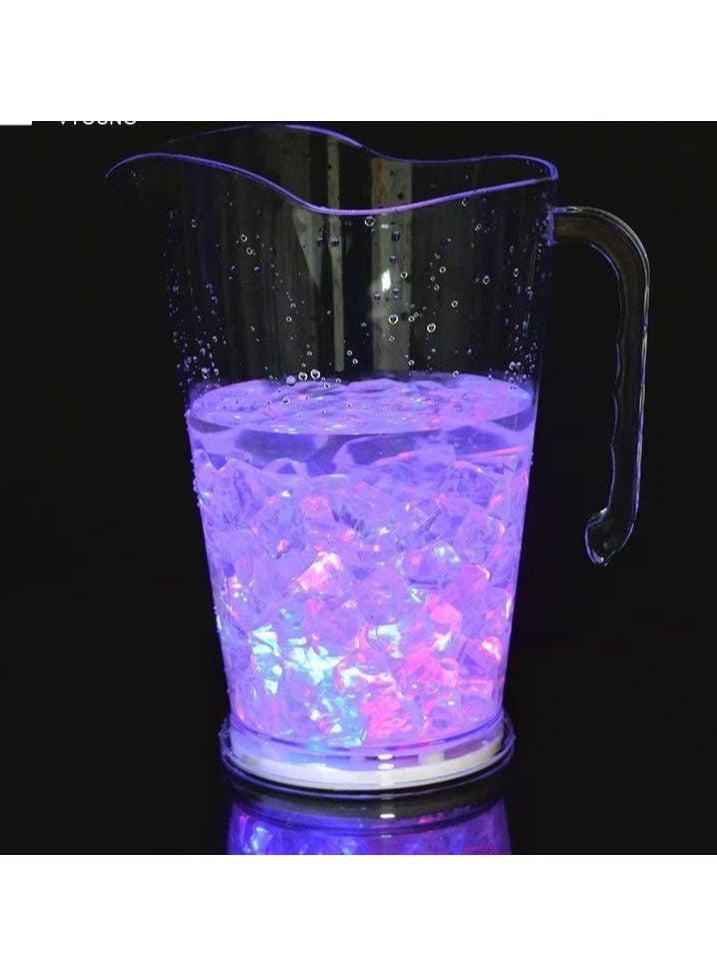 Light-Up Beer Pitcher Jug 1.8L, Red & Blue LED Flash, Plastic, Battery Operated for Bar & Club  - Image 3