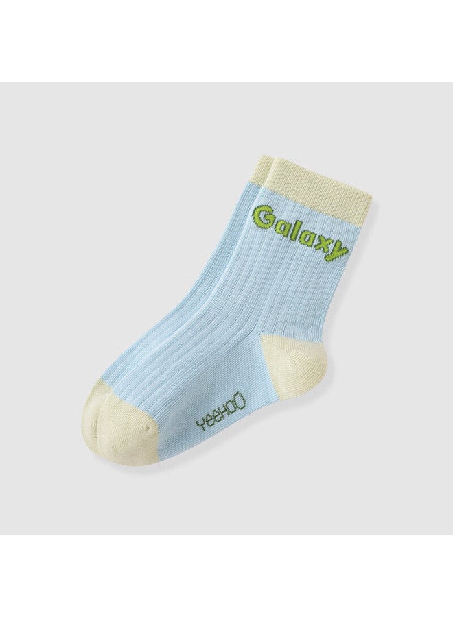 Yeehoo Children's Socks Autumn Winter Warm Boys Girls Floor Socks Fun Colorful Versatile Mid Socks 3 Pairs Pack - Image 3