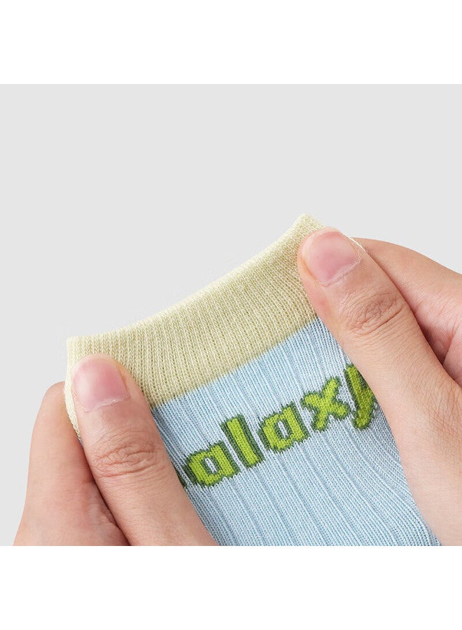 Yeehoo Children's Socks Autumn Winter Warm Boys Girls Floor Socks Fun Colorful Versatile Mid Socks 3 Pairs Pack - Image 2