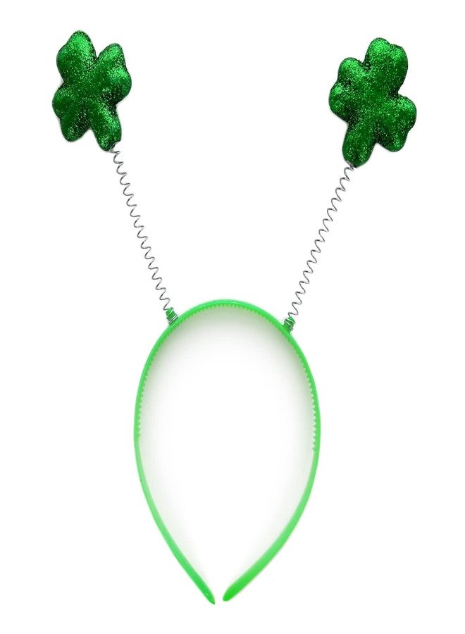 GiftExpress 12-Pack St Patrick's Day Shamrock Headband, Shamrock Head Boppers, St Patrick's Hair Accessories Party Supplies - Image 3