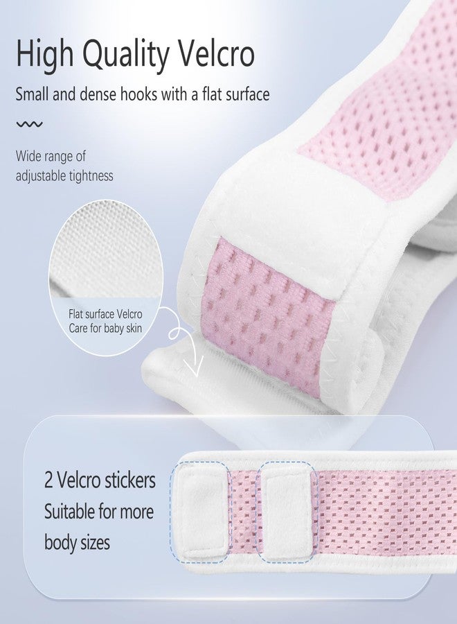 lefeke Umbilical Hernia Belt Baby Belly Button Band, Newborn Belly Wrap Truss, Infant Abdominal Binder for Children Kids, Adjustable Navel Belly Band Support Cord (Pink-S) - Image 3