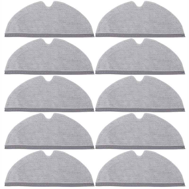 Chuancheng 10 قطع من الأقمشة الممسحة الكاملة التغطية لجهاز Xiaomi Roborock S5 S50 S51 S55 S6 S6 MAXV S5 MAX Q7 MAX Q7 MAX Q8 Max Q8 Max Q5 Pro Q5 Pro مكنسة كهربائية