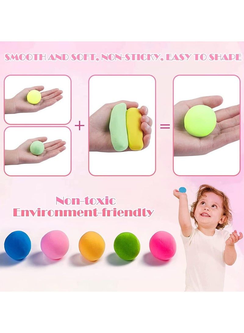 في جراسب VGRASSP Super Light DIY Soft Creative ملون لعب الطين الفن والحرف الجاف الطين مجموعة ألعاب ممتعة للأطفال لعبة تعليمية للحرف اليدوية تخفيف التوتر لعبة الطين... - Image 4