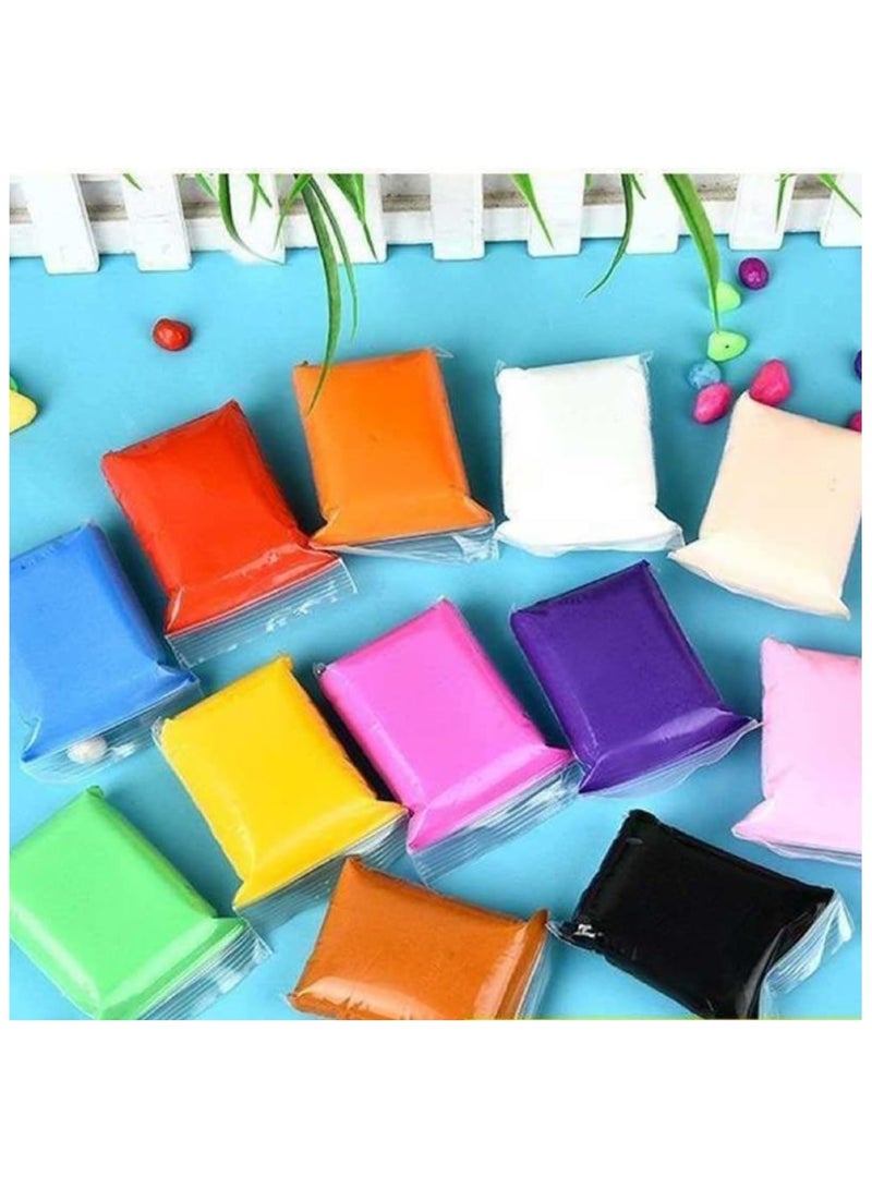 في جراسب VGRASSP Super Light DIY Soft Creative ملون لعب الطين الفن والحرف الجاف الطين مجموعة ألعاب ممتعة للأطفال لعبة تعليمية للحرف اليدوية تخفيف التوتر لعبة الطين... - Image 2