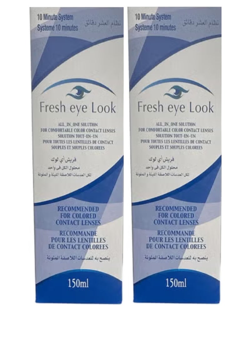 Fresh 2 Pices of Fresh Eye Look Solution 2x150 ML - Image 1