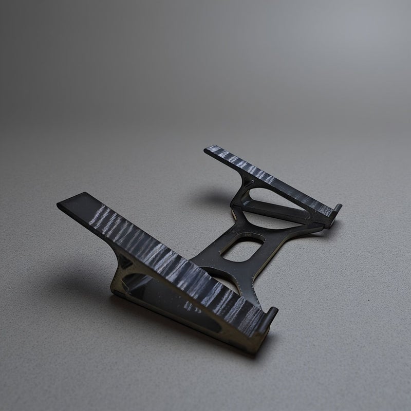 Black Minimalist Desktop Keyboard And Laptop Stand Suitable For Multiple Models - Image 3