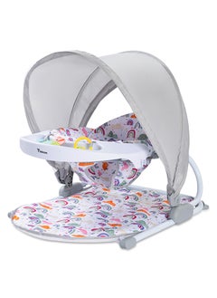 TEKNUM TEKNUM Baby Sit up support with Feeding Tray - Grey  - Image 1