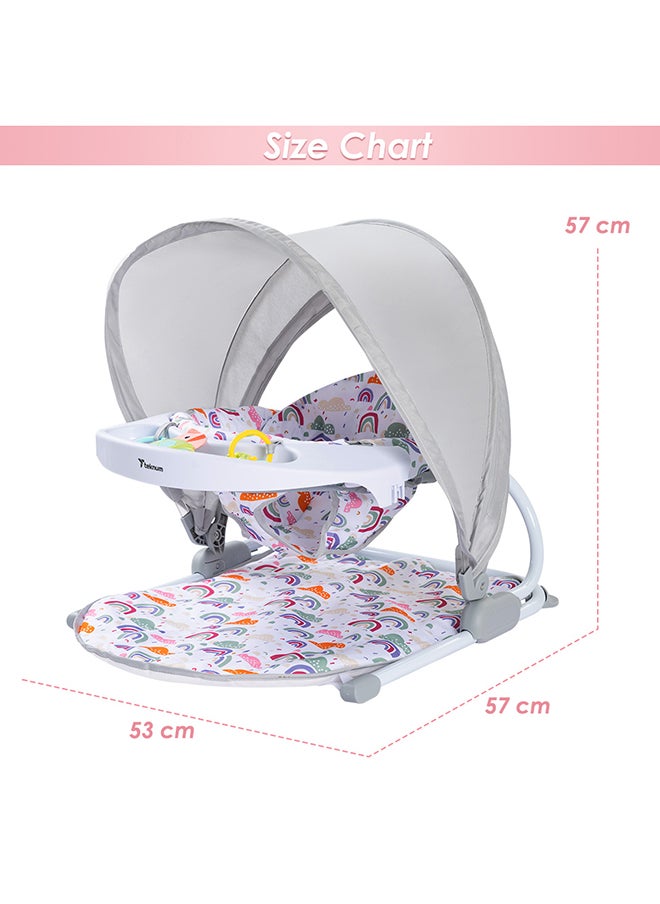 TEKNUM Baby Sit up support with Feeding Tray - Grey - pzsku/ZEBC1950F15652E88949EZ/45/_/1720708303/74bcfd7a-fbd3-4861-8d80-cc636c3bdd15