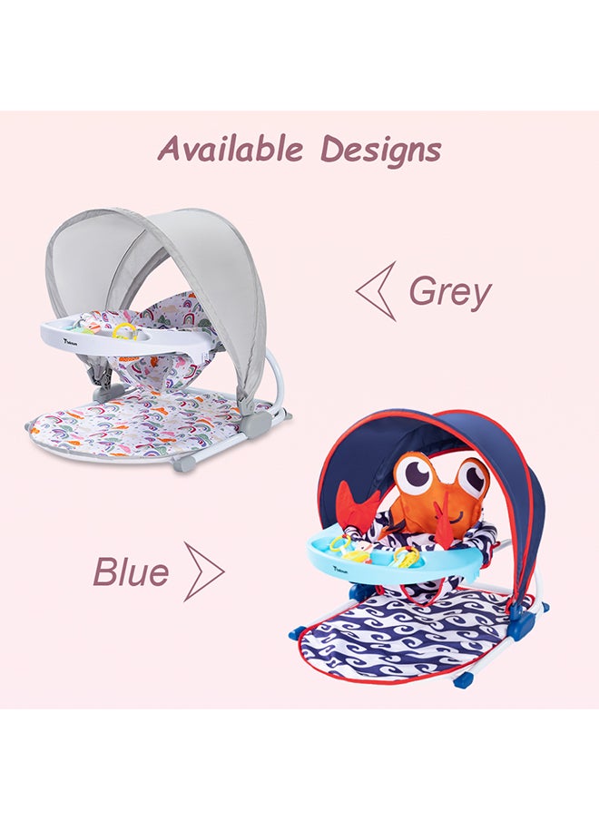 TEKNUM Baby Sit up support with Feeding Tray - Grey - pzsku/ZEBC1950F15652E88949EZ/45/_/1720708303/d74956c7-a8c6-412c-aca3-35c2085308d1