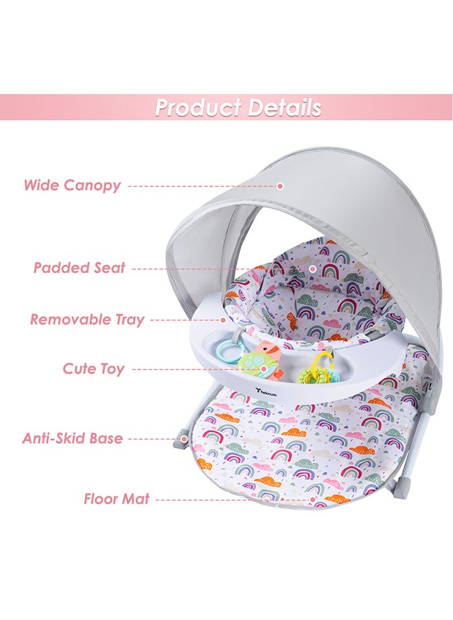 TEKNUM Baby Sit up support with Feeding Tray - Grey - pzsku/ZEBC1950F15652E88949EZ/45/_/1720708305/a3128170-9604-4022-ad9b-4ee46830b0b2