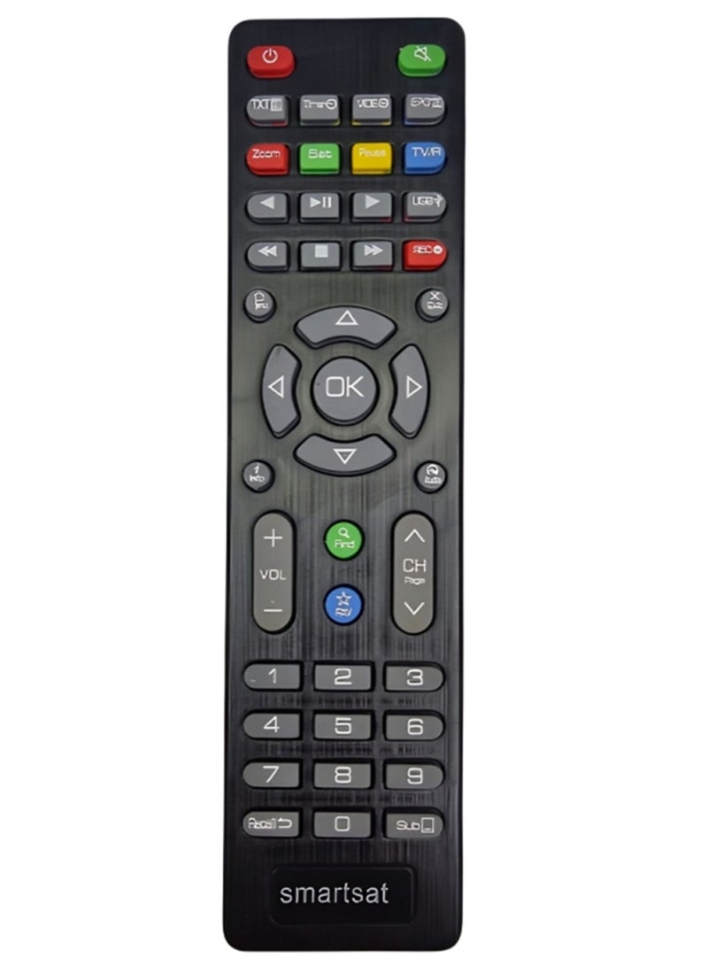 erorex Replacement Remote Control Compatible With Smart Sat Satellite Receiver  - Image 1