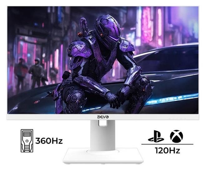 ديفو Devo Gaming monitor - DFI27360 - 27" Ultra-Fast IPS FHD 360Hz 0.3ms - White - Image 1