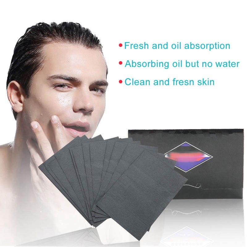 80Pcs/pack Men Blotter Face Oil Control Absorbing Paper Blotting Tissues - Image 2