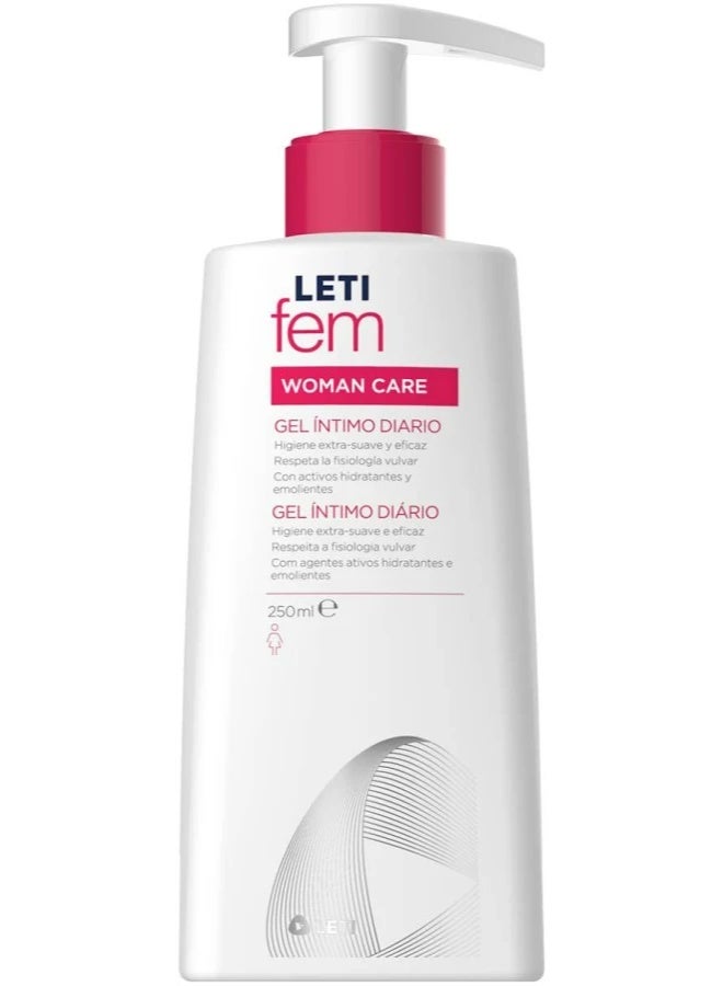 LETIfem Woman Care Daily Intimate Gel 250ml - Image 1