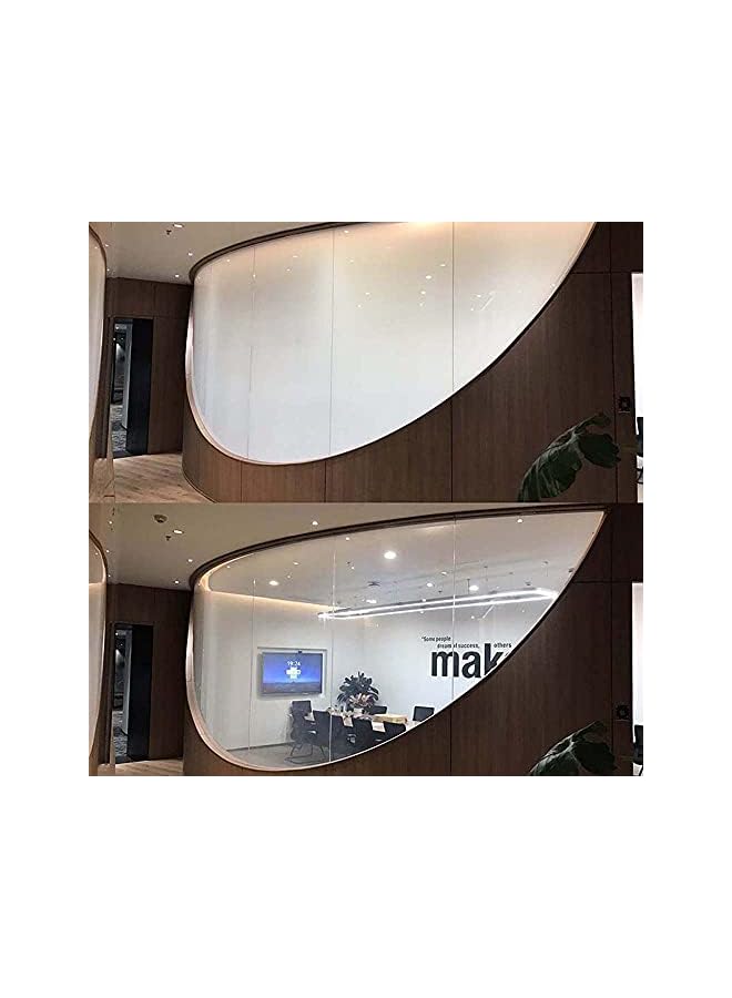 The Bros Switchable Adhesive Smart Film PDLC Electronic Smart Tint Glass Sticker for Home Office Window, 6Inch x 8Inch, clear, Transparent - Image 2