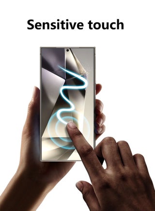 واقي شاشة Samsung Galaxy S25 Ultra، محاذاة تلقائية، تركيب سهل، خالٍ من الغبار لواقي شاشة S25 Ultra من الزجاج المقوى، يدعم بصمة الإصبع/مناسب للحافظة - view 4