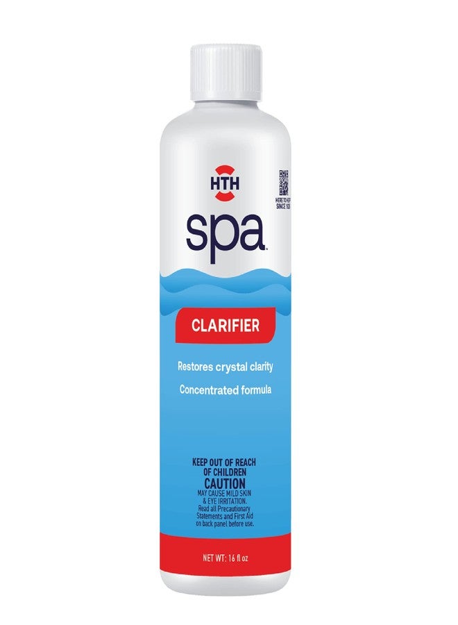 HTH Spa 86121 Clarifier, Concentrated Spa & Hot Tub Chemical for Crystal Clear Water, 16 oz - Image 1
