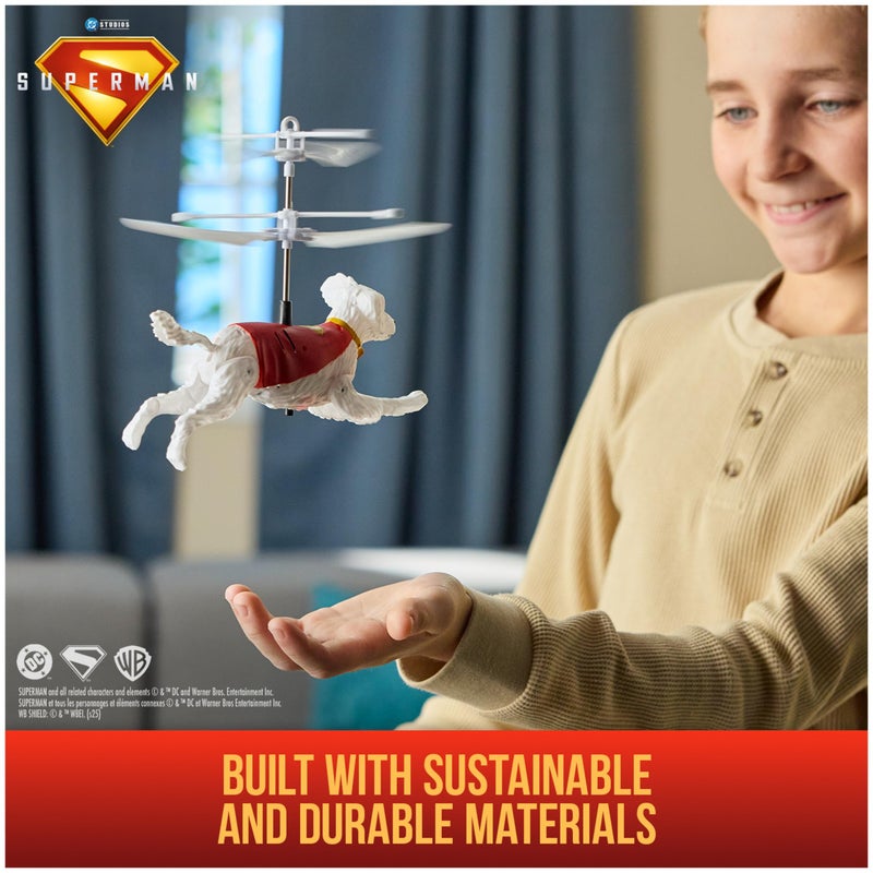 DC Comics  Superman Up in The Sky! Flying Krypto  RC Toys and Remote Control Toys for Kids  7.5-Inch Hovering Superdog  for Ages 4 and Up - Image 4