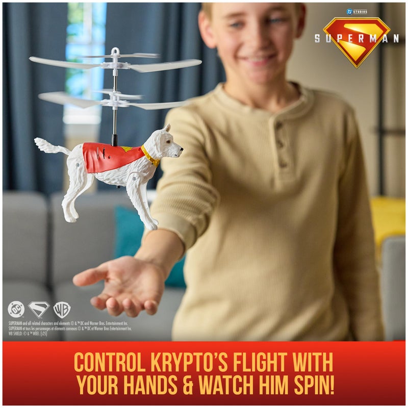 DC Comics  Superman Up in The Sky! Flying Krypto  RC Toys and Remote Control Toys for Kids  7.5-Inch Hovering Superdog  for Ages 4 and Up - Image 5