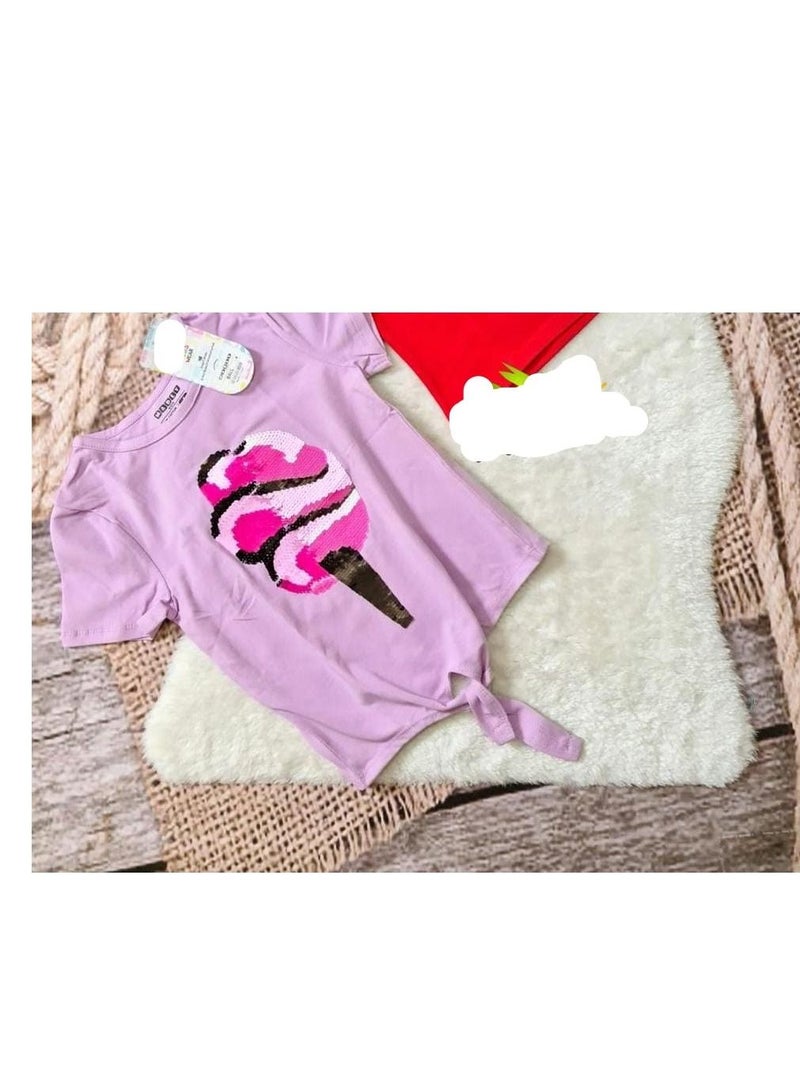 Summer girls' T-shirt